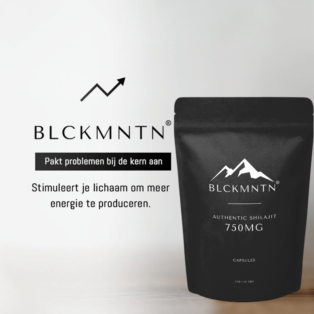BLCKMNTN® Authentic Shilajit 60 Caps 750MG inclusief e-book