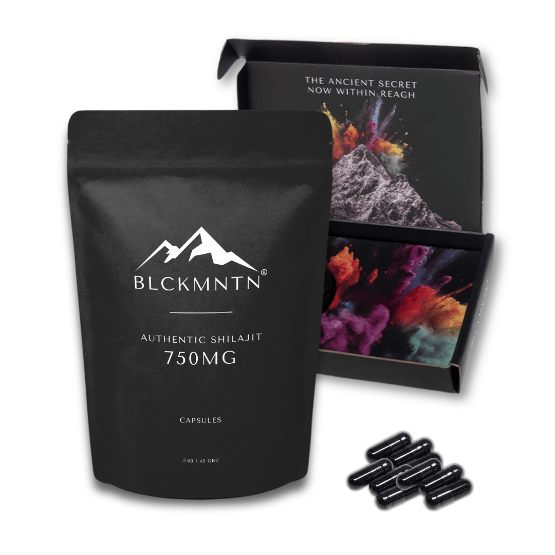BLCKMNTN® Authentic Shilajit 60 caps 750MG