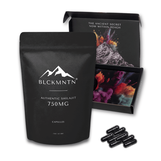 BLCKMNTN® Authentic Shilajit 60 Caps 750MG inclusief e-book