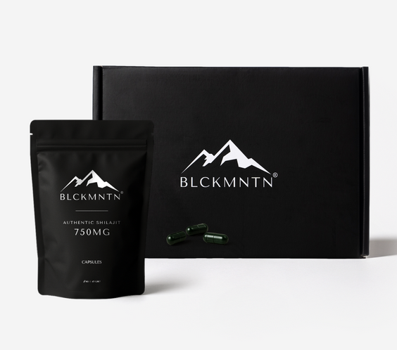 BLCKMNTN® Authentic Shilajit 60 caps 750MG