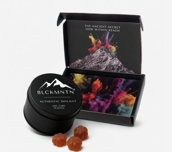 NIEUW | Authentic Shilajit Gummies Gold | 60 PCS