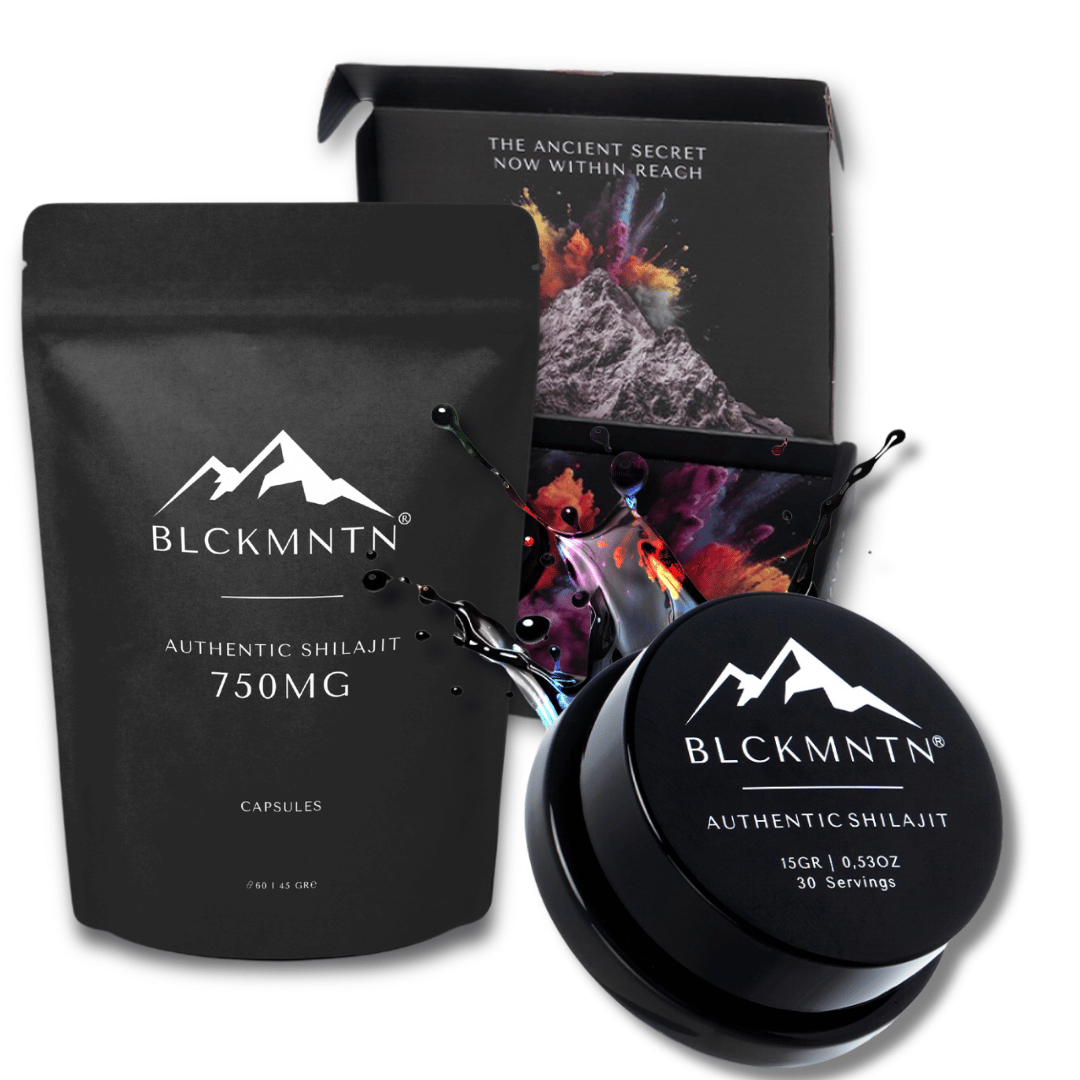 BLCKMNTN® Authentic Shilajit Hars + Caps Bundel