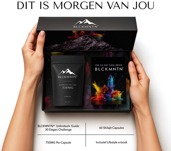 BLCKMNTN® Authentic Shilajit 60 caps 750MG
