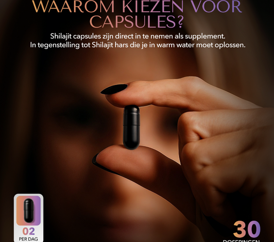 BLCKMNTN® Authentic Shilajit 60 caps 750MG