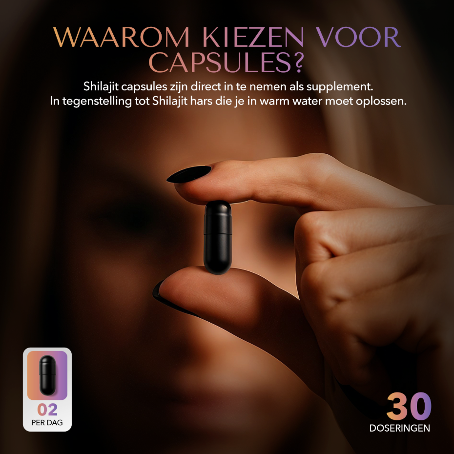 BLCKMNTN® Authentic Shilajit 60 caps 750MG