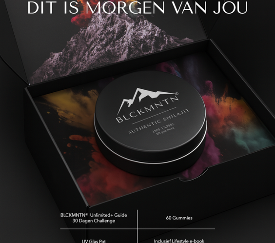 NIEUW | Authentic Shilajit Gummies Gold | 60 PCS